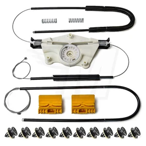 1x Set Kit Riparazione Alzacristalli + 10 Clip per Audi A4 B6/B7 | Anteriore Sinistro - Foto 1 di 1