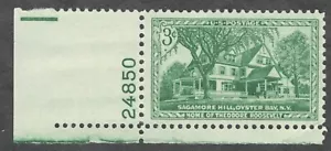 US. 1023. 3c. Home of Theodore Roosevelt, Sagamore Hill Issue. w/Pl#. MNH. 1953 - Picture 1 of 1