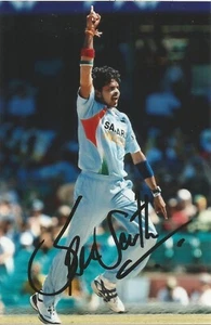 INDIA CRICKET: SREESANTH FIRMATO 6x4 ODI FOTO AZIONE + CERTIFICATO DI AUTENTICITÀ - Foto 1 di 1