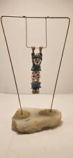 Bronze statue 24k gold plated clown on a trapeze pants down by Ron Lee
