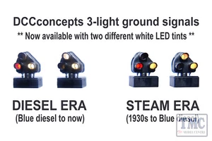 DCD-GS-BR-D DCC Concepts 12 x 2 hilos DIESEL Era 3 luces señal de tierra - Imagen 1 de 1