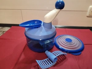 Tupperware Quick-Chef blau 1,3 l ZERKLEINERER KÜCHENMASCHINE RÜHRER - Bild 1 von 13