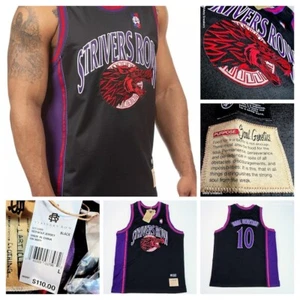 Strivers Row Mesh Tank Top -Men's (L) -Red/Black/Purple- Red Wolf Jersey 10- NWT - Picture 1 of 15