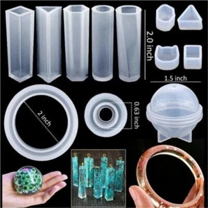 Kits de herramientas de molde 83 piezas colgante de molde de resina para fabricación de joyas hágalo usted mismo fundición de silicona Reino Unido - Imagen 1 de 9