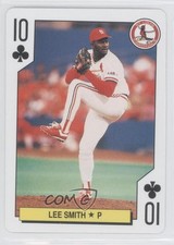 1991 US Playing Cards Major League All-Stars Lee Smith #10C HOF