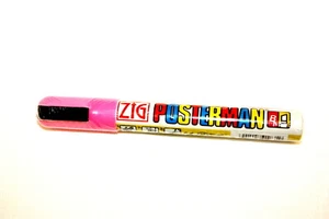 Postermarker waterproof Glasschreiber 5 mm pink Posterman Glasschreiber Marker - Picture 1 of 1