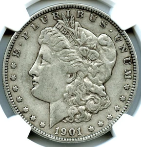 1901 Morgan Dollar, NGC XF40 - Picture 1 of 3