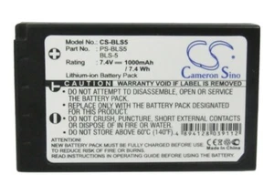 Cameron Sino 7.4V 1000mAh Li-ion Replacement Battery For Olympus Camera - Picture 1 of 1