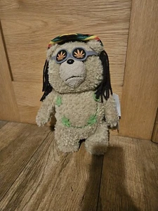 Ted sprechender Plüsch Rasta Rastafari mit Etikett  - Bild 1 von 4