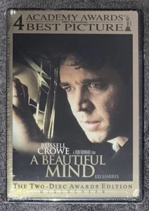 A Beautiful Mind DVD 2-Disc Awards Edition Russell Crowe Jennifer Connelly NEW - Picture 1 of 3