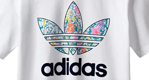 Noah x Adidas Consortium Floral Paisley Logo Tee GS1389 Deadstock NWT Sz. XL - Picture 1 of 13