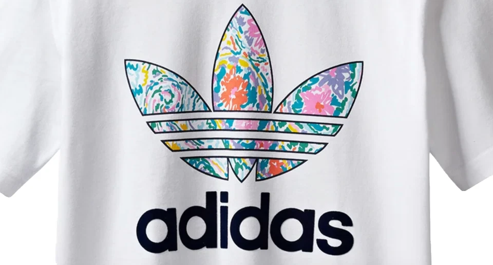 Camiseta Noah x Adidas Consortium Floral Logo Paisley GS1389 Deadstock Nueva con Etiquetas Talla XL Foto 1 de 4