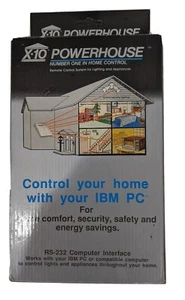 X-10 Powerhouse Home Control Automation Interface RS-232 White for IBM PC - Picture 1 of 4