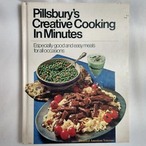 Vintage Pillsbury's Creative Cooking in Minutes 1971 Edition Hardcover - Picture 1 of 12