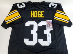 MERRILL HOGE SIGNED CUSTOM XL PITTSBURGH STEELERS JERSEY JSA COA #II77485 - Picture 1 of 5