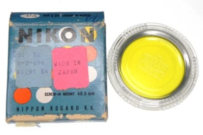 Nikon Rangefinder RF 40.5mm Y48 Filter  #Box 1 ........... MINT w/Box,Case - Image 1 of 4