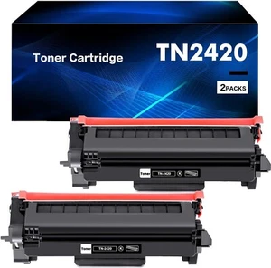 2 Toners XXL Compatible avec Brother TN-2420 MFC-L2710DW HL-L2310 D HL-L2350 DW - Photo 1/2