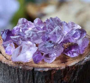 Pink Amethyst Natural raw rough Specimens Gemstone JewelryMaking 5mm To 20mm - Picture 1 of 6
