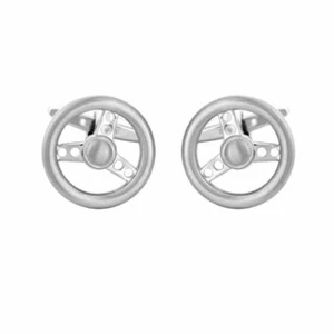 Steering Wheel Detailed Cufflinks by Dalaco DALACO_901052 - Picture 1 of 1
