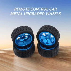 4x Metal Wheel Tires Rally Wheels For MJX 14302 14301 1/14 RC Car Upgrade Parts - Picture 1 of 18