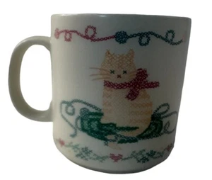 Freundschaft wärmt dein Herz Kätzchen Katze Nadelspitze Design Kaffeetasse Becher - Bild 1 von 17