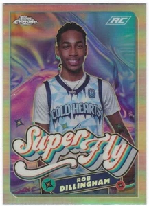 ROB DILLINGHAM 22/23 Topps Chrome OTE Overtime Elite Refractor SUPER FLY RC SSP - Bild 1 von 2