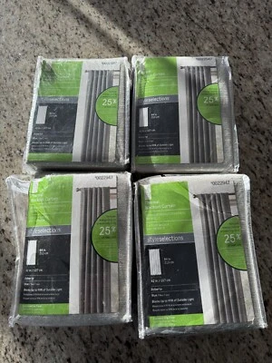Style Selections Roberta 84" Blue Thermal Blackout Curtains #0022947-4Pairs NIP - Image 1 of 3
