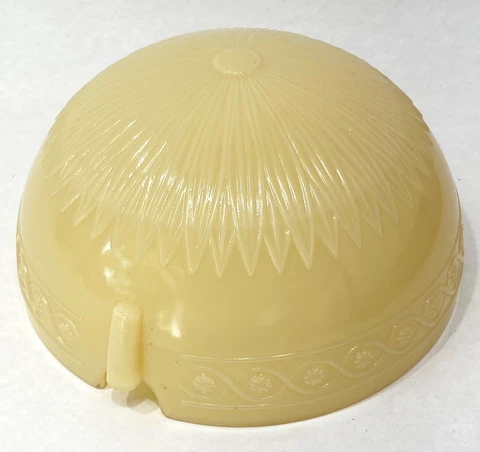 1930s Art Deco Round Slip Shade 6" Globe Round Hanging Fixture Chandelier Cover