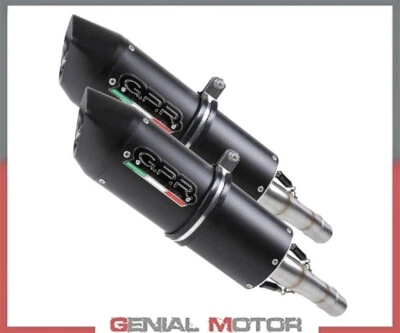 2 Exhaust Mufflers GPR 4A FURORE NERO Aprob Ducati Superspo SS 900 1998 2002 - Image 1 of 3
