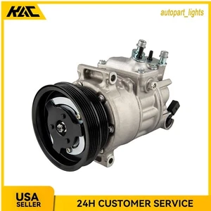 A/C Compressor For Volkswagen BEETLE 2006-2010 2011 2012 2013 2014 2.5L - Picture 1 of 9
