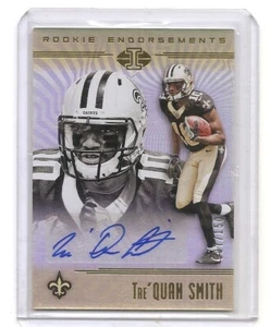 Tarjeta automática Illusions Tre'Quan Smith Rookie Endorsements 2018/150 Saints - Imagen 1 de 2