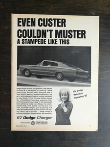 Caricabatteria Dodge 1967 pagina completa pubblicità originale d'epoca 524 - Foto 1 di 1