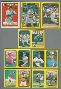 1988 O Pee Chee New York Yankees Don Mattingly 7 pegatinas variedades OPC - Imagen 1 de 5
