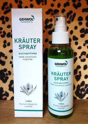 GEHWOL FUSSKRAFT Kräuter Spray 150 ml belebt und erfrischt müde Füße
