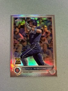 2022 Topps Chrome Sonic Patrick Wisdom Gold Cup Refractor #198 Chicago Cubs (Y) - Bild 1 von 2