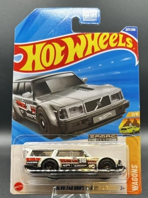 2025 Hot Wheels ZAMAC - VOLVO 240 DRIFT WAGON - Walmart Exclusive Zamac Edition - Image 1 of 2