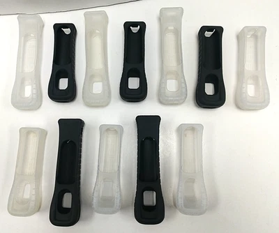 Nintendo Wii Silicone Cover Lot of 12 -Black & Clear - Image 1 of 4