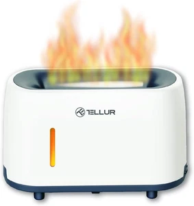Flame Diffusore Di Oli Essenziali Ad Ultrasuoni, Telecomando, 240Ml, Luce LED a - Foto 1 di 12