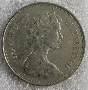 1968 Great Britain 10 New Pence - *D163 - Picture 1 of 3