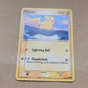 CARTE PROMO POKEMON - POP SERIE 5 - PIKACHU 12/17 - RARE - NM - Photo 1/2