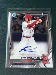 2021 Bowman Draft Chrome Ryan Holgate AUTOGRAPH - Picture 1 of 5