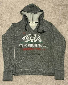 Blue Bay Damen California Republic Pullover Hoodie mit Kängurutasche Gr. S - Bild 1 von 7