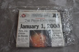 The Press-Enterprise Millennium Edition Zeitung 1. Januar 2000 Y2K Schlagzeilen - Bild 1 von 6