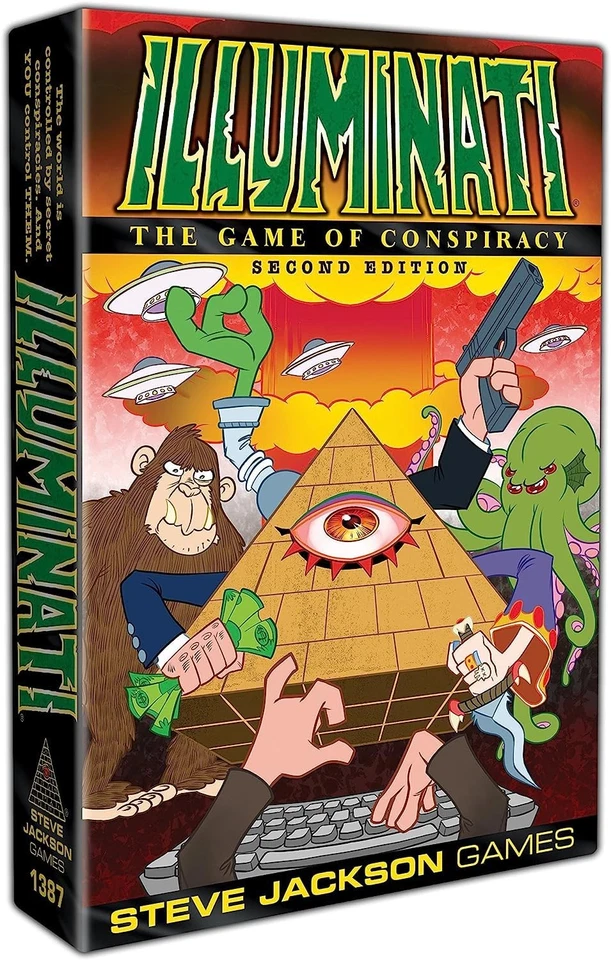 Illuminati Second Edition Game The Game of Conspiracy Family Card Dice Game F... - Image 1 of 2