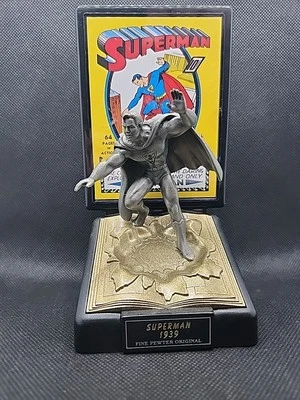 Figura Original Peltre Fino Superman Edad de Oro Campeones Cómic 1939 Foto 1 de 4