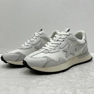 Bape Sta Roadsta Express Sneakers White Used Men’s Shoes - Picture 1 of 11