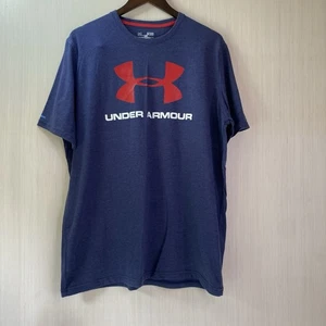 Under Armour Charged Men's Loose Fit Heatgear Short Sleeve T-Shirt Blue Size XL - Picture 1 of 8