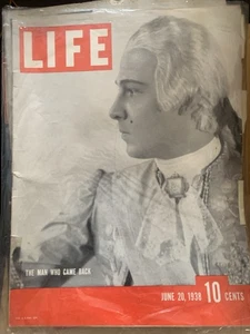 Vintage June 20, 1938 LIFE Magazine - Rudolph Valentino - Picture 1 of 1