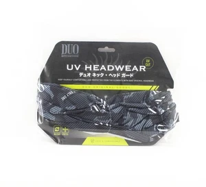 Duo Neck Gaiter UV Head Wear Free Size Original Black Camou (7400) - Picture 1 of 6