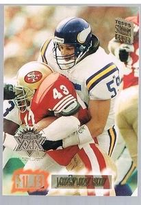 1994 Topps Stadium Club Super Bowl XXIX Jack Del Rio #124 Vikings - Picture 1 of 1